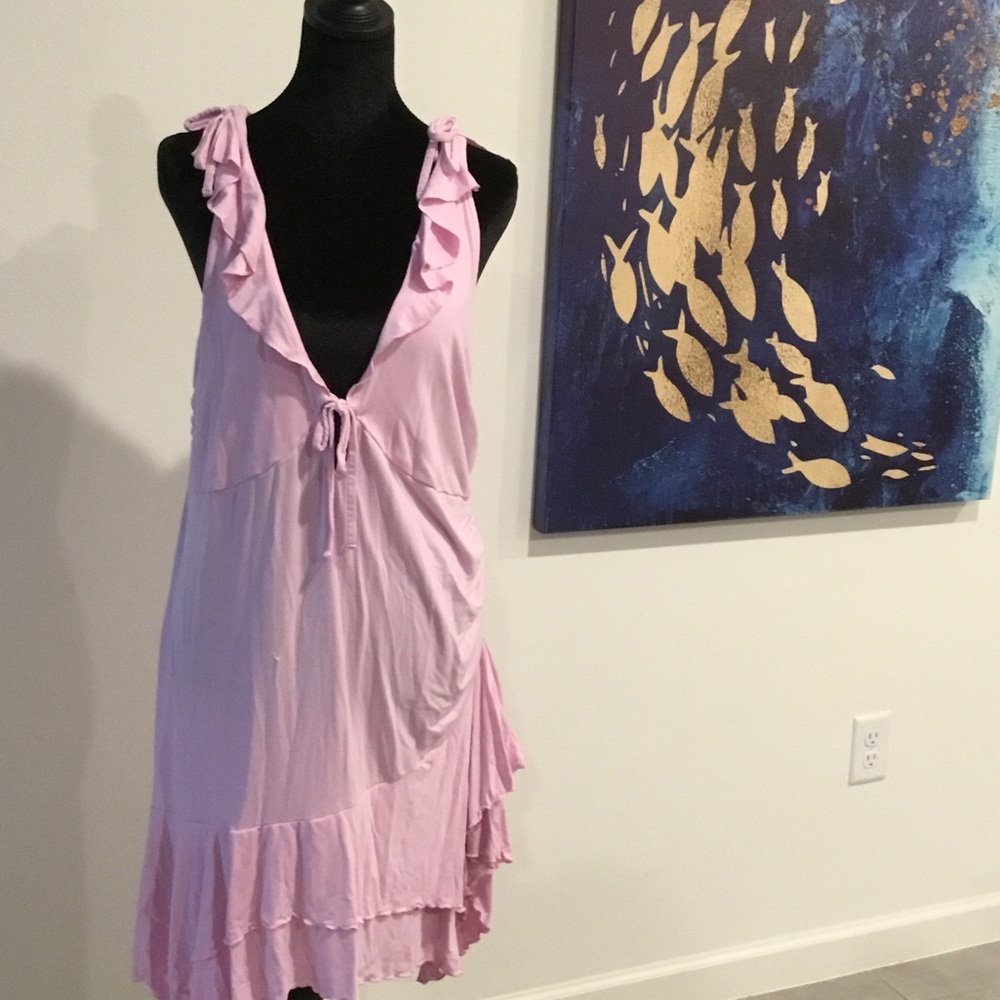 Wild Fable Pink Ruffle Dress